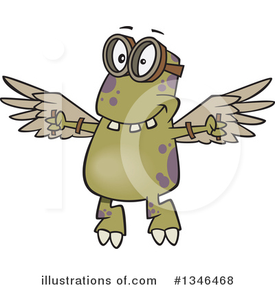 Flying Clipart #1346468 by toonaday