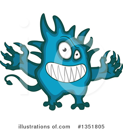 Royalty-Free (RF) Monster Clipart Illustration by Vector Tradition SM - Stock Sample #1351805