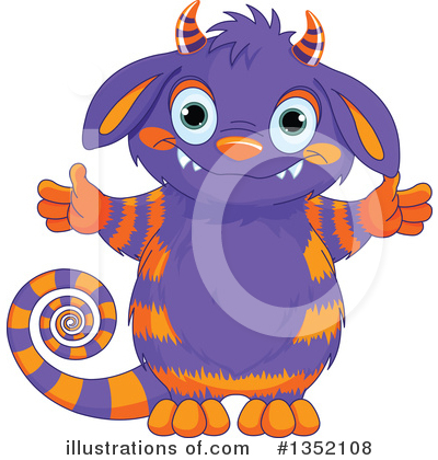 Monster Clipart #1352108 by Pushkin
