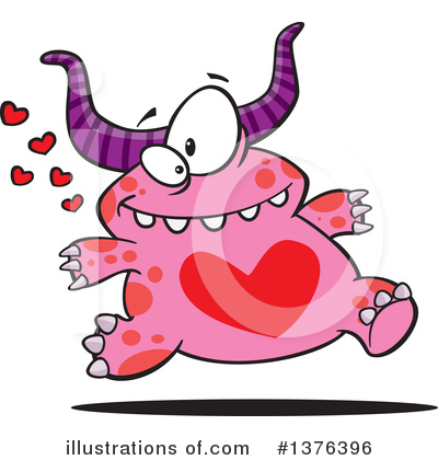 Royalty-Free (RF) Monster Clipart Illustration by toonaday - Stock Sample #1376396