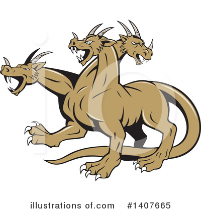 Royalty-Free (RF) Monster Clipart Illustration by patrimonio - Stock Sample #1407665