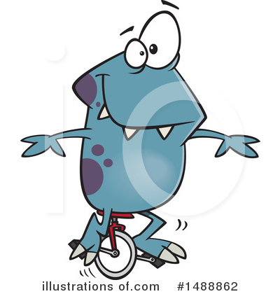 Royalty-Free (RF) Monster Clipart Illustration by toonaday - Stock Sample #1488862