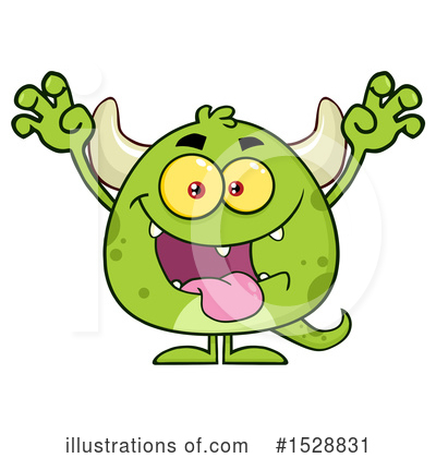 Royalty-Free (RF) Monster Clipart Illustration by Hit Toon - Stock Sample #1528831