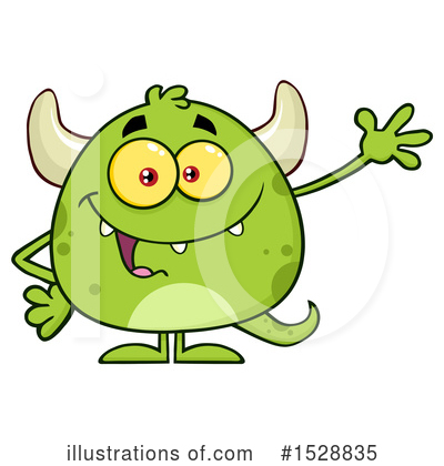 Royalty-Free (RF) Monster Clipart Illustration by Hit Toon - Stock Sample #1528835