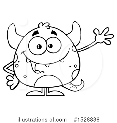 Royalty-Free (RF) Monster Clipart Illustration by Hit Toon - Stock Sample #1528836