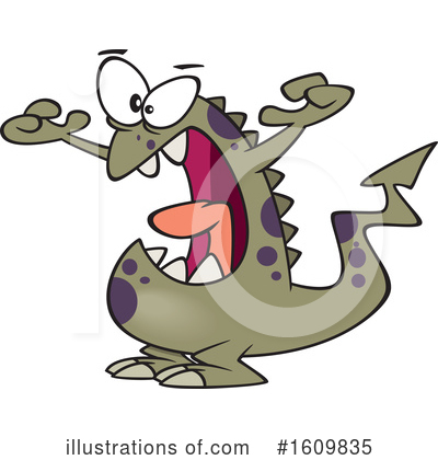 Royalty-Free (RF) Monster Clipart Illustration by toonaday - Stock Sample #1609835