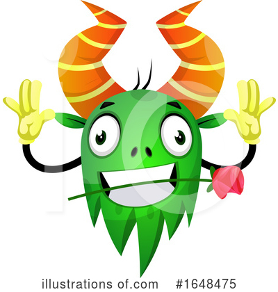 Green Monster Clipart #1648475 by Morphart Creations