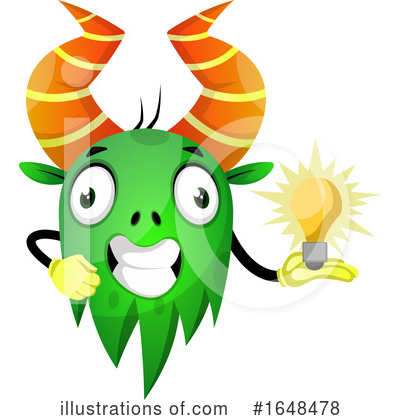 Royalty-Free (RF) Monster Clipart Illustration by Morphart Creations - Stock Sample #1648478