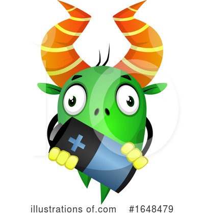 Royalty-Free (RF) Monster Clipart Illustration by Morphart Creations - Stock Sample #1648479