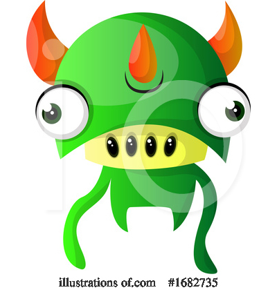 Royalty-Free (RF) Monster Clipart Illustration by Morphart Creations - Stock Sample #1682735