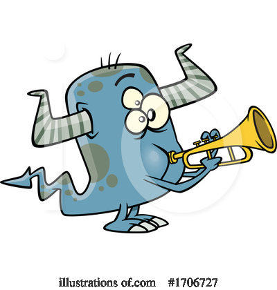 Trumpet Clipart #1706727 by toonaday