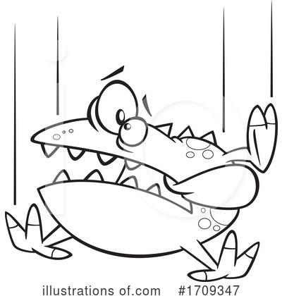 Royalty-Free (RF) Monster Clipart Illustration by toonaday - Stock Sample #1709347