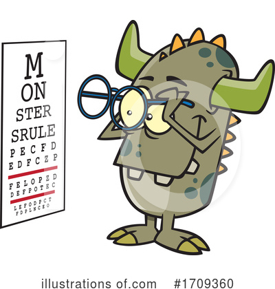 Royalty-Free (RF) Monster Clipart Illustration by toonaday - Stock Sample #1709360