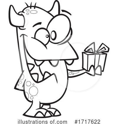 Royalty-Free (RF) Monster Clipart Illustration by toonaday - Stock Sample #1717622