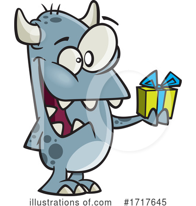 Royalty-Free (RF) Monster Clipart Illustration by toonaday - Stock Sample #1717645