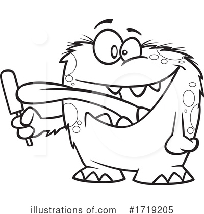 Royalty-Free (RF) Monster Clipart Illustration by toonaday - Stock Sample #1719205