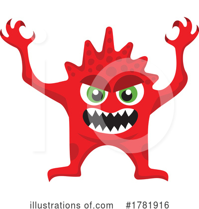 Monster Clipart #1781916 by Vector Tradition SM
