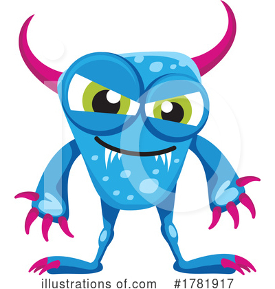 Royalty-Free (RF) Monster Clipart Illustration by Vector Tradition SM - Stock Sample #1781917