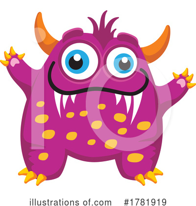 Royalty-Free (RF) Monster Clipart Illustration by Vector Tradition SM - Stock Sample #1781919