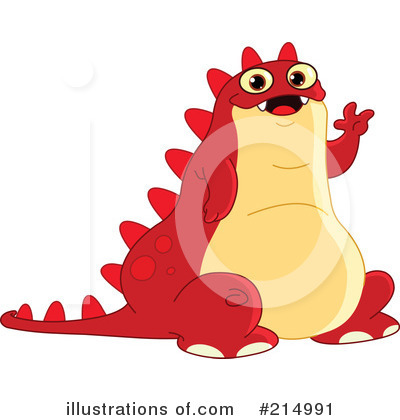 Royalty-Free (RF) Monster Clipart Illustration by yayayoyo - Stock Sample #214991