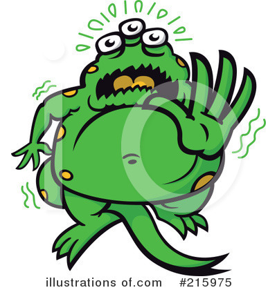 Royalty-Free (RF) Monster Clipart Illustration by Zooco - Stock Sample #215975