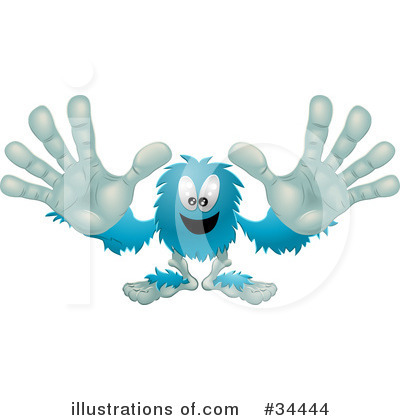 Royalty-Free (RF) Monster Clipart Illustration by AtStockIllustration - Stock Sample #34444
