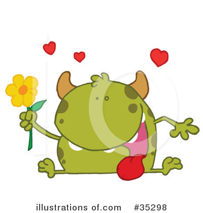 Royalty-Free (RF) Monster Clipart Illustration by Hit Toon - Stock Sample #35298