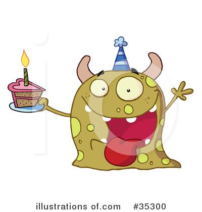 Monsters Clipart #35300 by Hit Toon