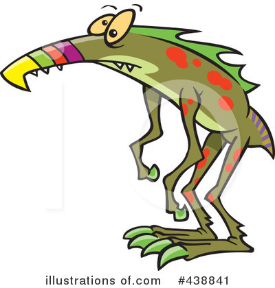 Royalty-Free (RF) Monster Clipart Illustration by toonaday - Stock Sample #438841