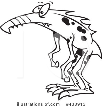 Royalty-Free (RF) Monster Clipart Illustration by toonaday - Stock Sample #438913