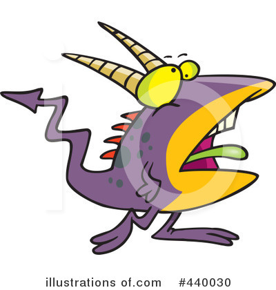 Royalty-Free (RF) Monster Clipart Illustration by toonaday - Stock Sample #440030