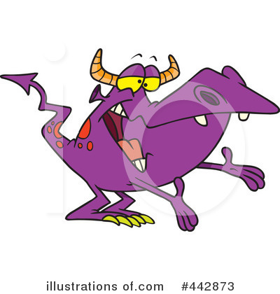 Royalty-Free (RF) Monster Clipart Illustration by toonaday - Stock Sample #442873