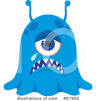 Royalty-Free (RF) Monster Clipart Illustration by Rosie Piter - Stock Sample #67902