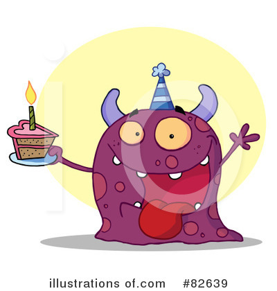 Royalty-Free (RF) Monster Clipart Illustration by Hit Toon - Stock Sample #82639