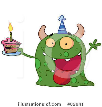 Royalty-Free (RF) Monster Clipart Illustration by Hit Toon - Stock Sample #82641