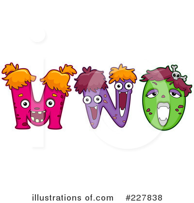 Monster Letters Clipart #227838 by BNP Design Studio