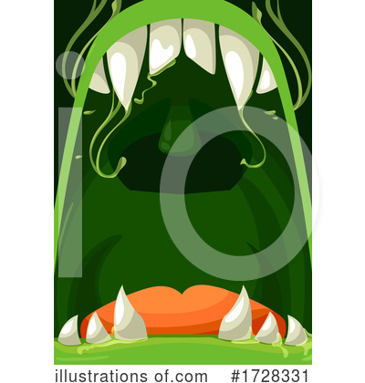 Royalty-Free (RF) Monster Mouth Clipart Illustration by Vector Tradition SM - Stock Sample #1728331