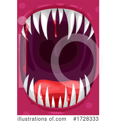 Royalty-Free (RF) Monster Mouth Clipart Illustration by Vector Tradition SM - Stock Sample #1728333
