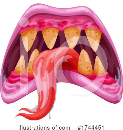 Royalty-Free (RF) Monster Mouth Clipart Illustration by Vector Tradition SM - Stock Sample #1744451