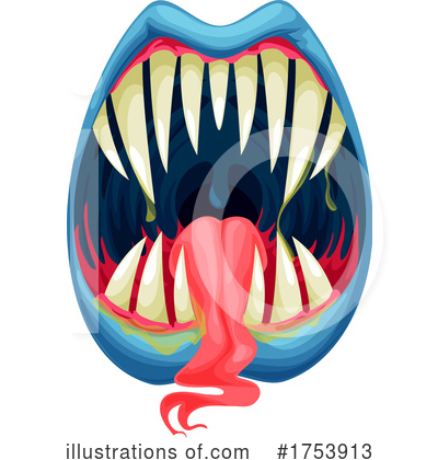 Royalty-Free (RF) Monster Mouth Clipart Illustration by Vector Tradition SM - Stock Sample #1753913
