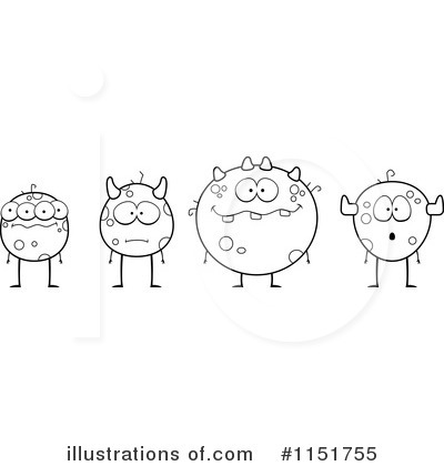 Royalty-Free (RF) Monsters Clipart Illustration by Cory Thoman - Stock Sample #1151755