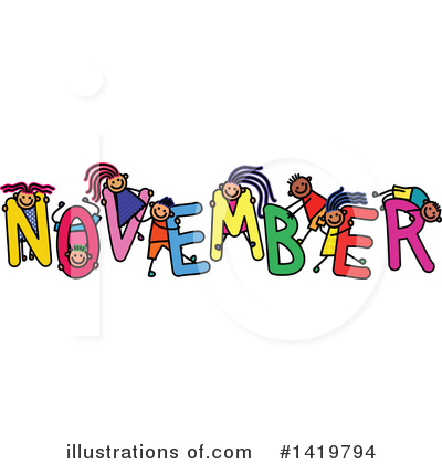 Royalty-Free (RF) Month Clipart Illustration by Prawny - Stock Sample #1419794