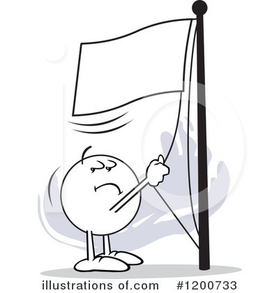 Flag Clipart #1200733 by Johnny Sajem