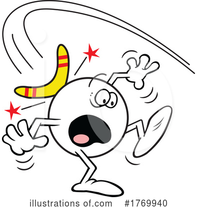 Boomerang Clipart #1769940 by Johnny Sajem