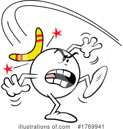 Boomerang Clipart #1769941 by Johnny Sajem
