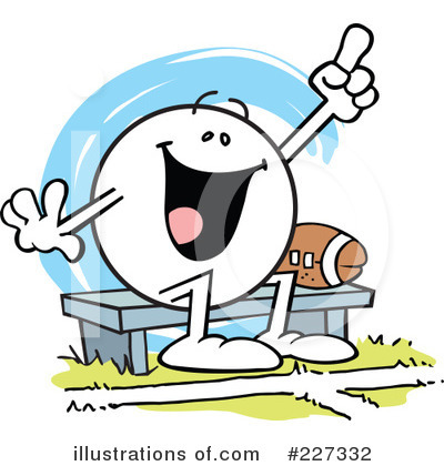 Football Clipart #227332 by Johnny Sajem