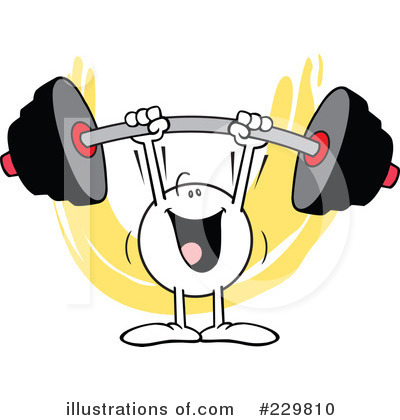 Weightlifting Clipart #229810 by Johnny Sajem