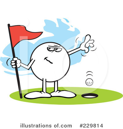 Golf Clipart #229814 by Johnny Sajem