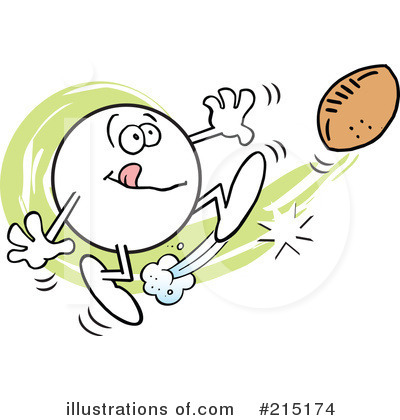 American Football Clipart #215174 by Johnny Sajem