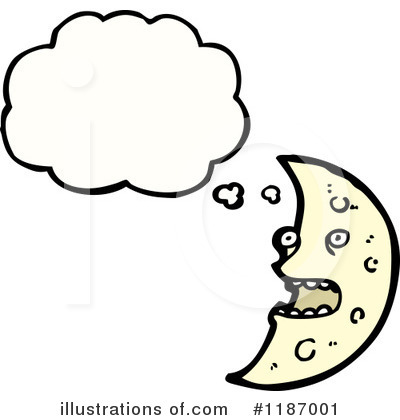 Moon Clipart #1187001 by lineartestpilot